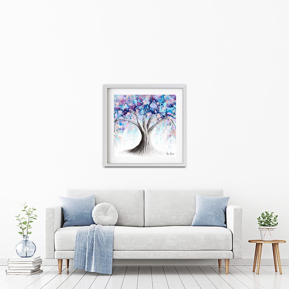 Motivational Soul Tree Square Framed Art Print wall art product Ashvin Harrison