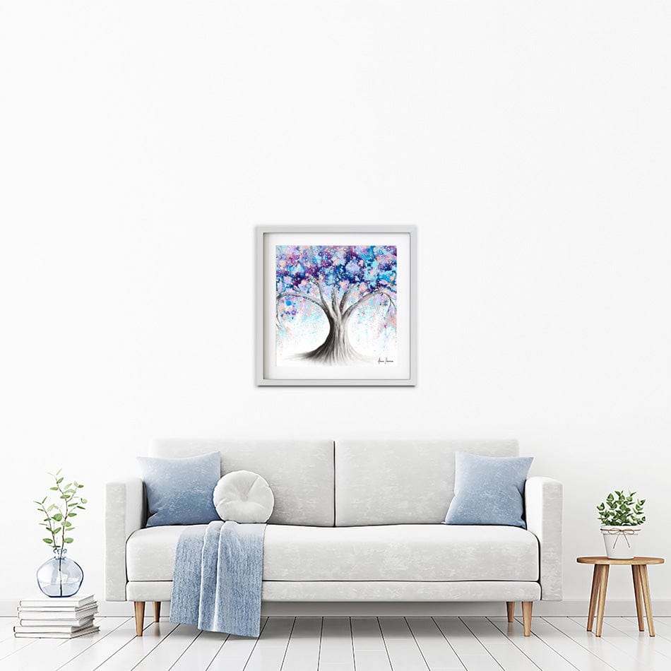 Motivational Soul Tree Square Framed Art Print wall art product Ashvin Harrison