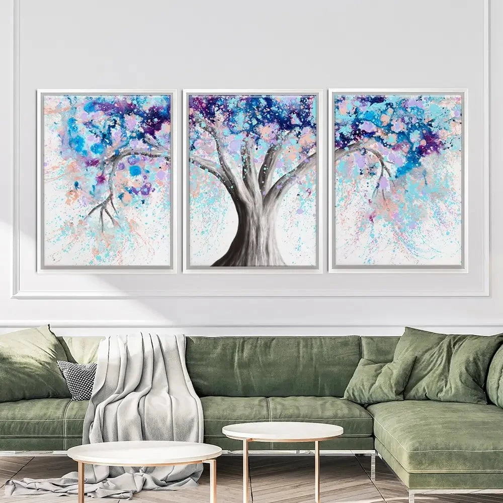 Motivational Soul Tree Trio Canvas Print Motivational Soul Tree Trio Canvas Print wall art product Ashvin Harrison