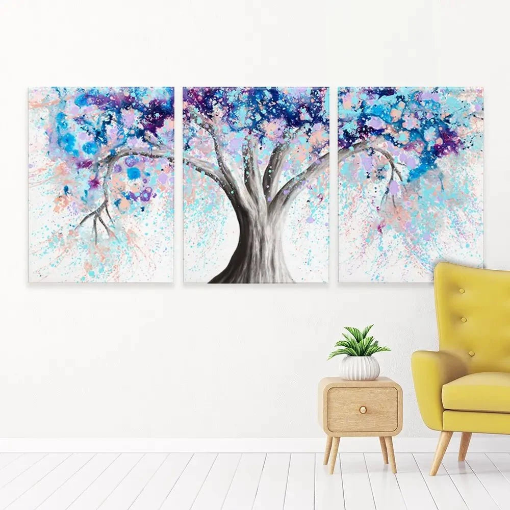 Motivational Soul Tree Trio Canvas Print Motivational Soul Tree Trio Canvas Print wall art product Ashvin Harrison