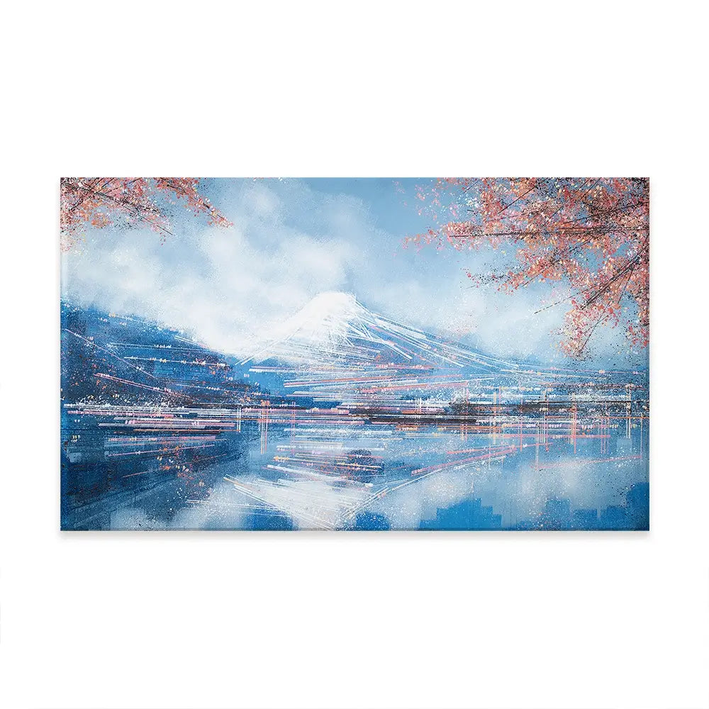 Mount Fuji In Spring Oversized Canvas Print Mount Fuji In Spring Oversized Canvas Print wall art product Art Print Shop