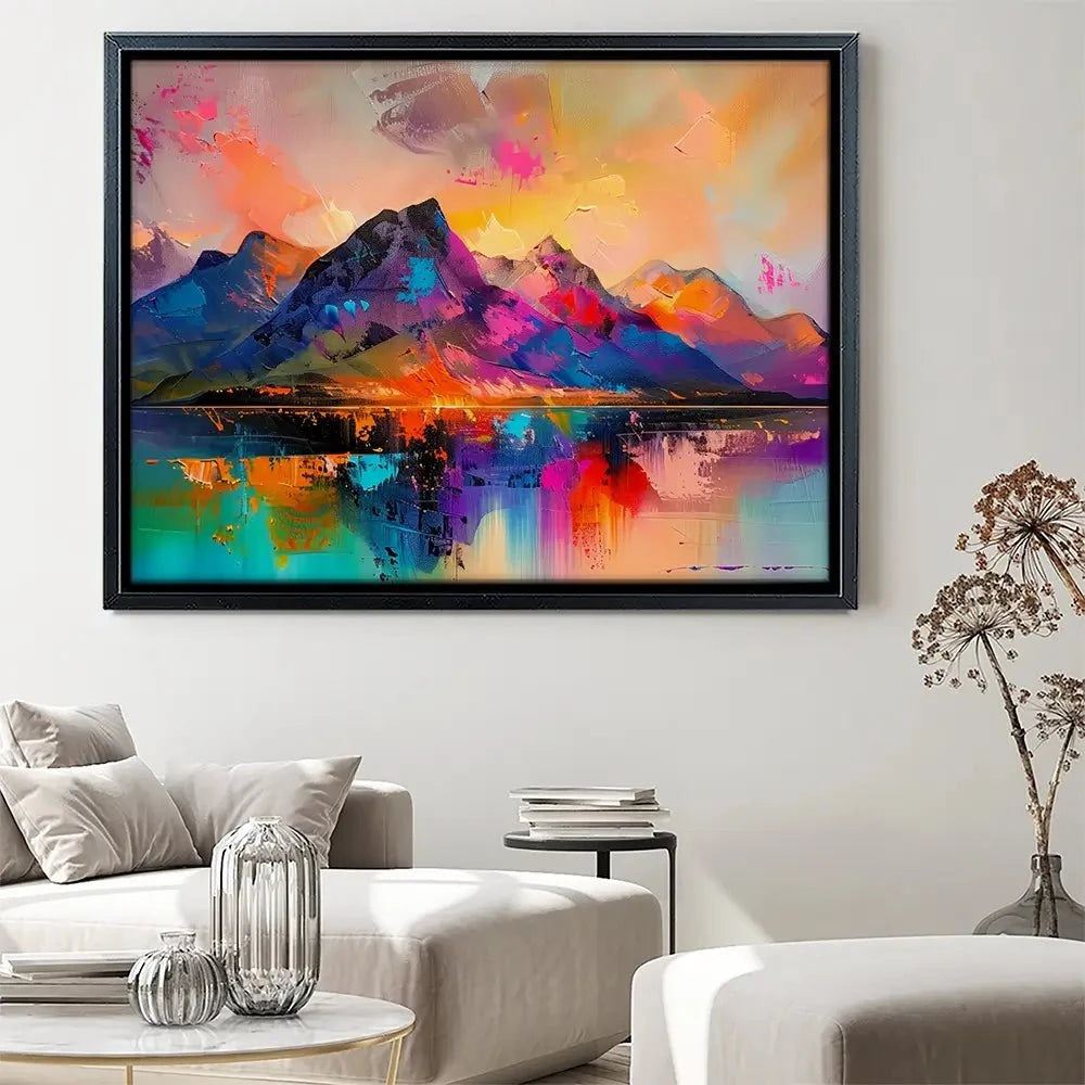 Mountain Abstract Canvas Print Mountain Abstract Canvas Print wall art product David Alexander Elder