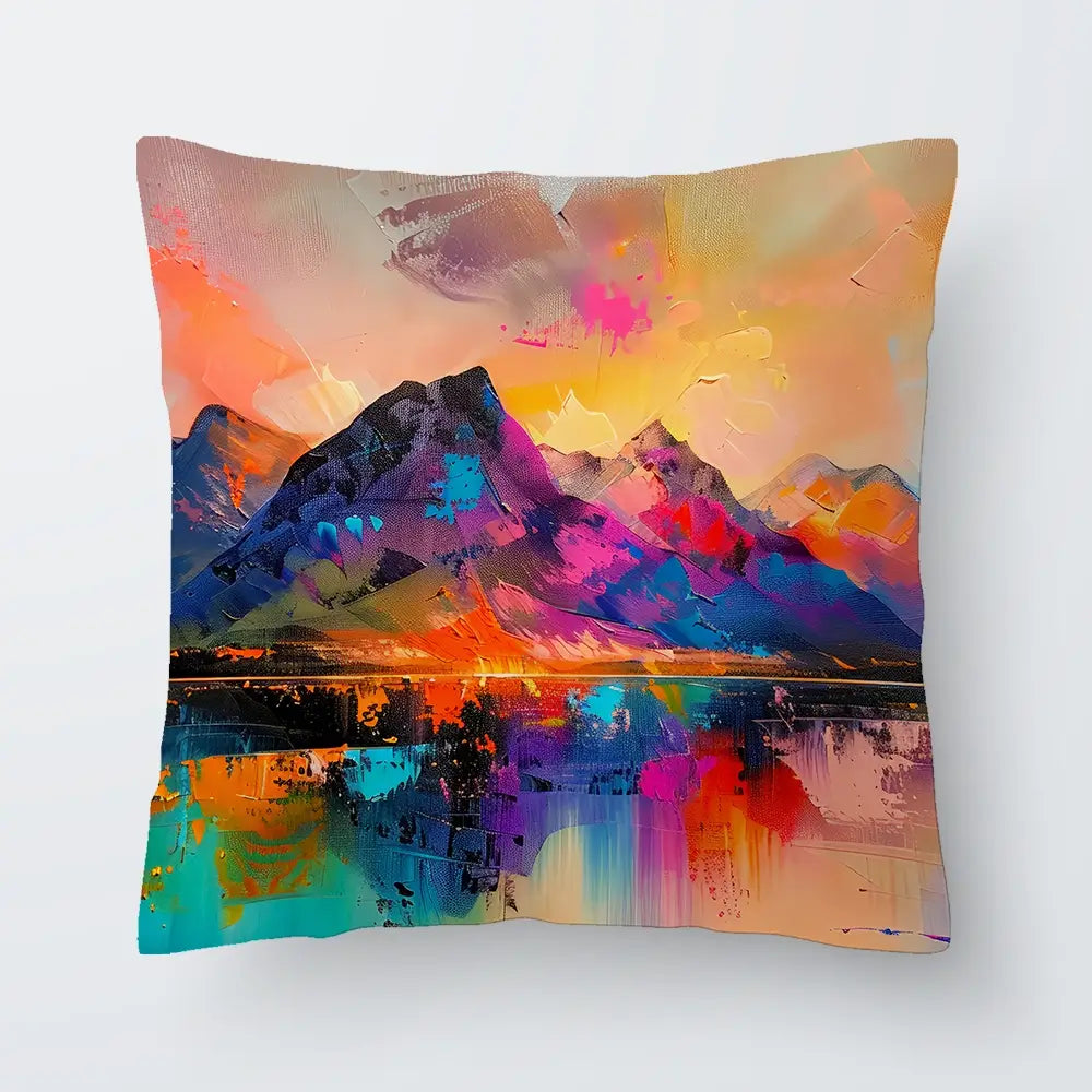 Mountain Abstract Cushion Mountain Abstract Cushion wall art product Art Print Shop