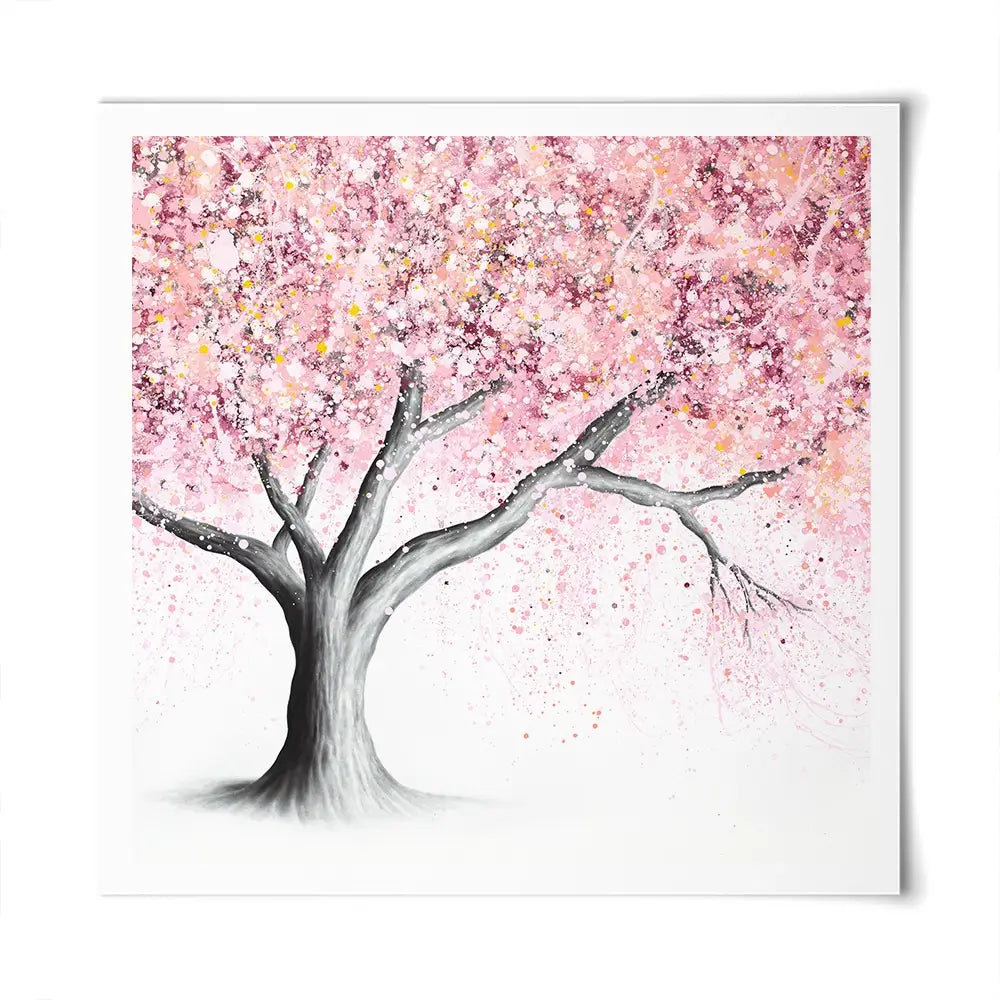 Mountain Blossom Tree Square Art Print Mountain Blossom Tree Square Art Print wall art product Ashvin Harrison (2016-2022 collection)
