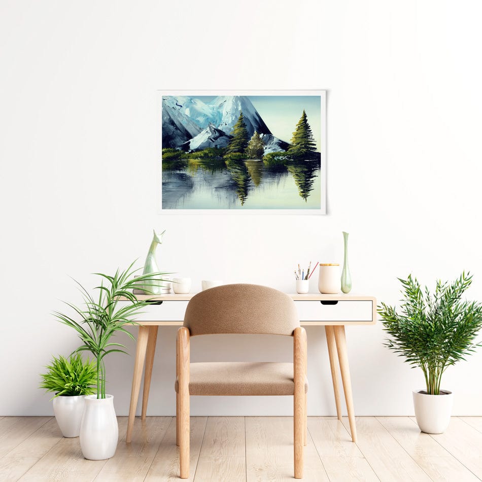Mountain Landscape Art Print wall art product / Shutterstock