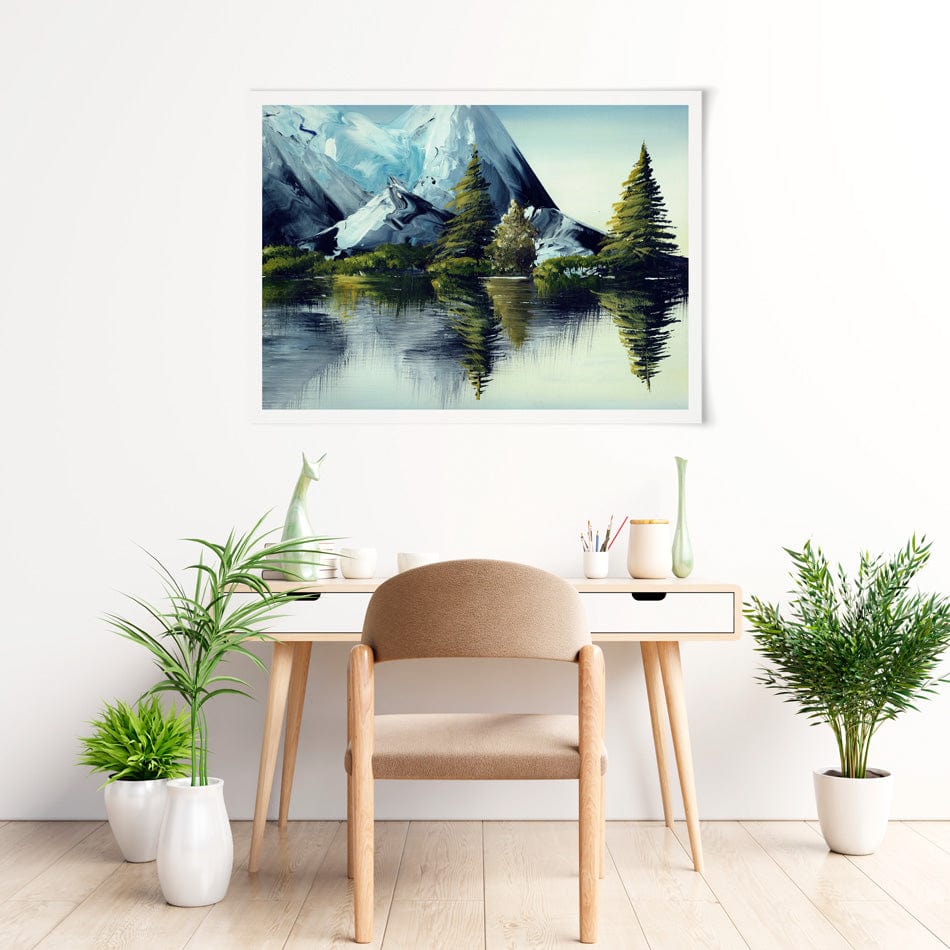 Mountain Landscape Art Print wall art product / Shutterstock