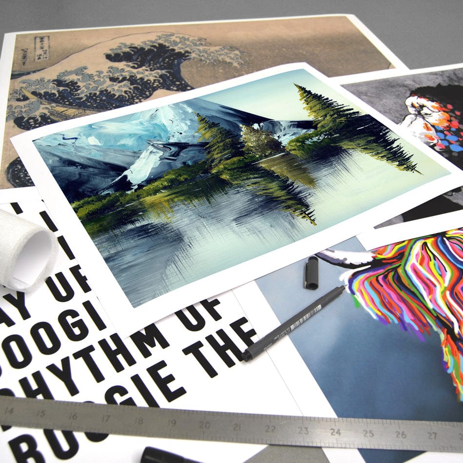 Mountain Landscape Art Print wall art product / Shutterstock