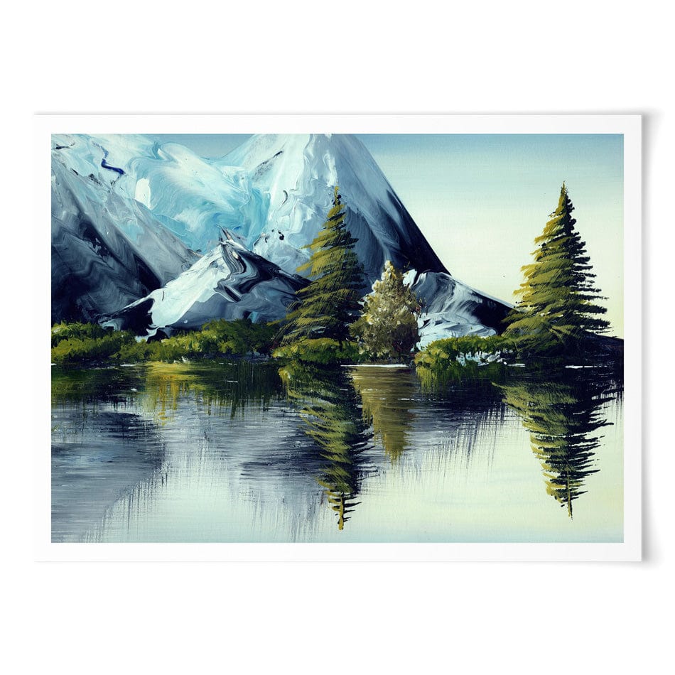 Mountain Landscape Art Print wall art product / Shutterstock