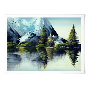Mountain Landscape Art Print wall art product / Shutterstock