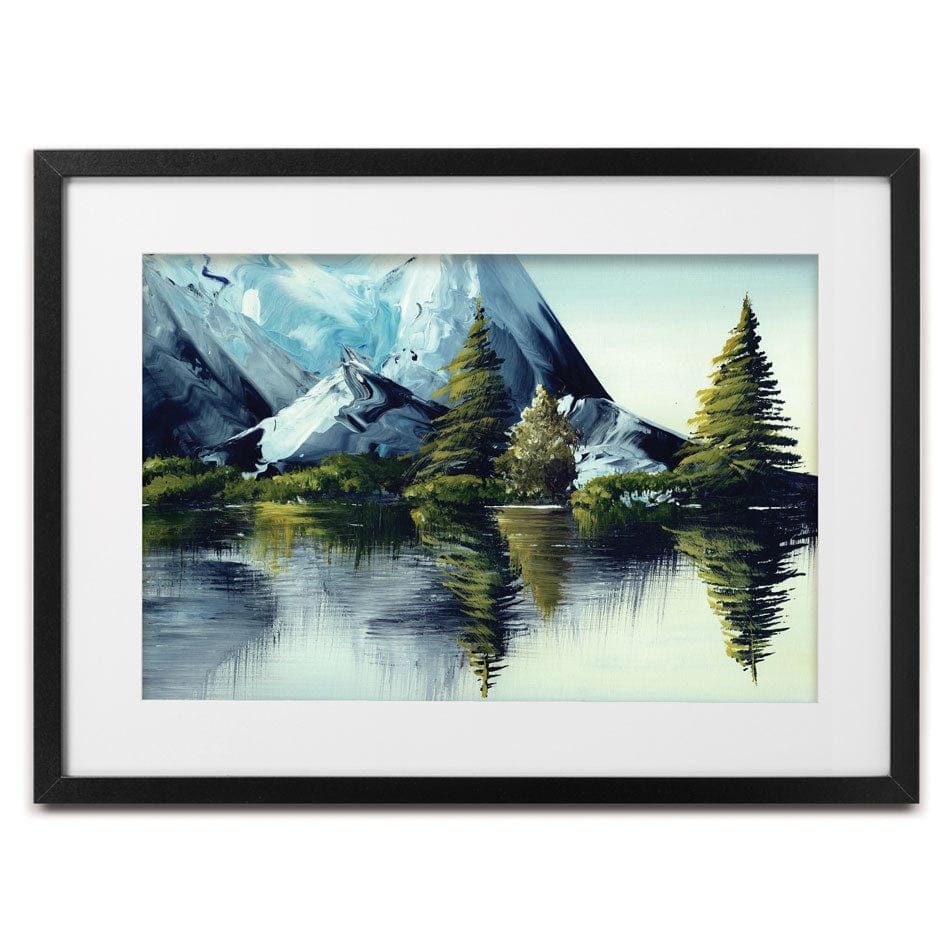 Mountain Landscape Framed Art Print wall art product olga jefimova / Shutterstock