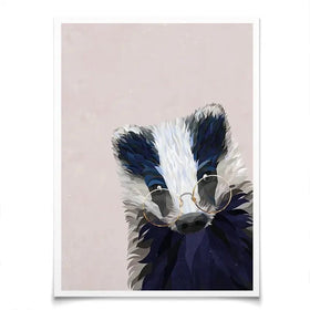 Mr Badger Art Print Mr Badger Art Print wall art product Sarah Manovski