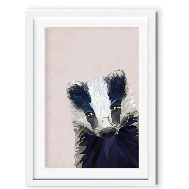 Mr Badger Framed Art Print Mr Badger Framed Art Print wall art product Sarah Manovski