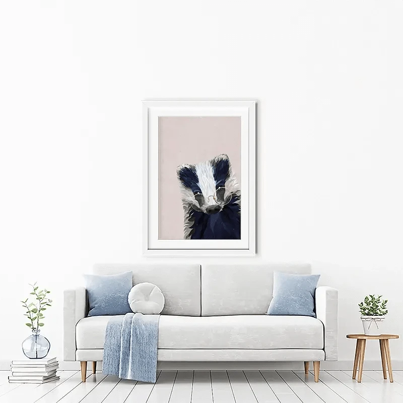 Mr Badger Framed Art Print Mr Badger Framed Art Print wall art product Sarah Manovski