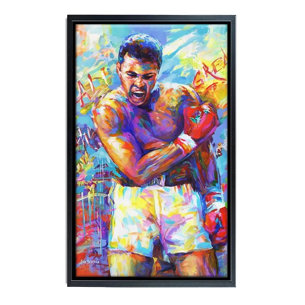 Muhammad Ali Canvas Print Muhammad Ali Canvas Print wall art product Leon Devenice