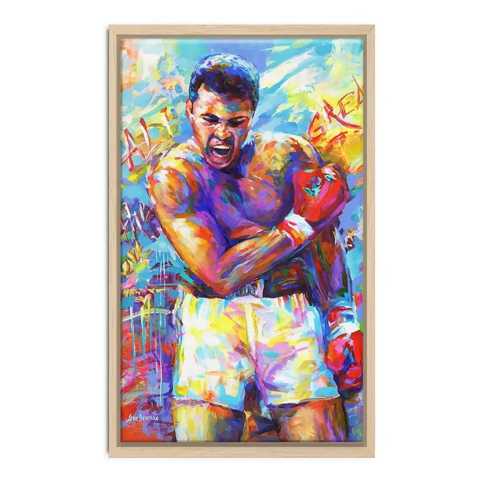 Muhammad Ali Canvas Print Muhammad Ali Canvas Print wall art product Leon Devenice