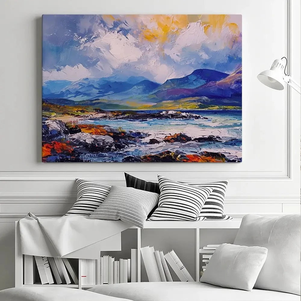 Mull Mountains Canvas Print Mull Mountains Canvas Print wall art product David Alexander Elder
