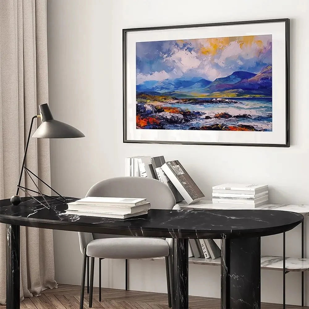 Mull Mountains Framed Art Print Mull Mountains Framed Art Print wall art product David Alexander Elder