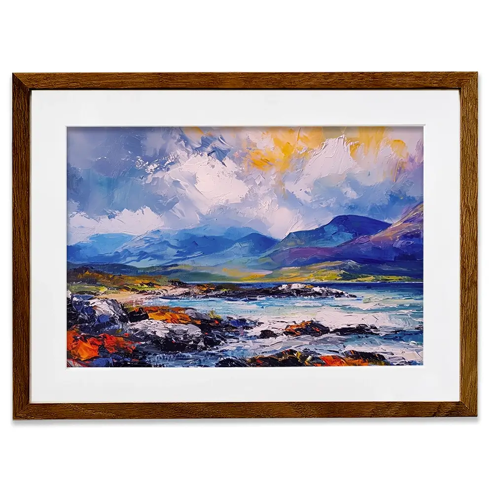 Mull Mountains Framed Art Print Mull Mountains Framed Art Print wall art product David Alexander Elder