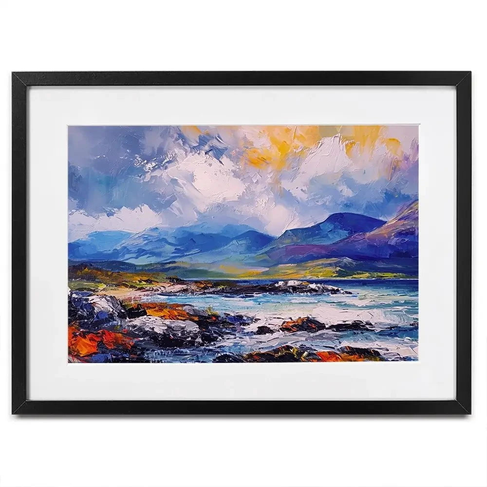 Mull Mountains Framed Art Print Mull Mountains Framed Art Print wall art product David Alexander Elder