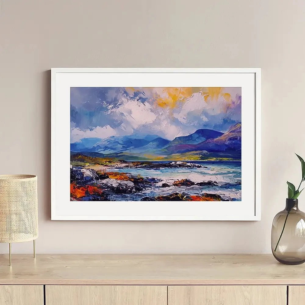 Mull Mountains Framed Art Print Mull Mountains Framed Art Print wall art product David Alexander Elder