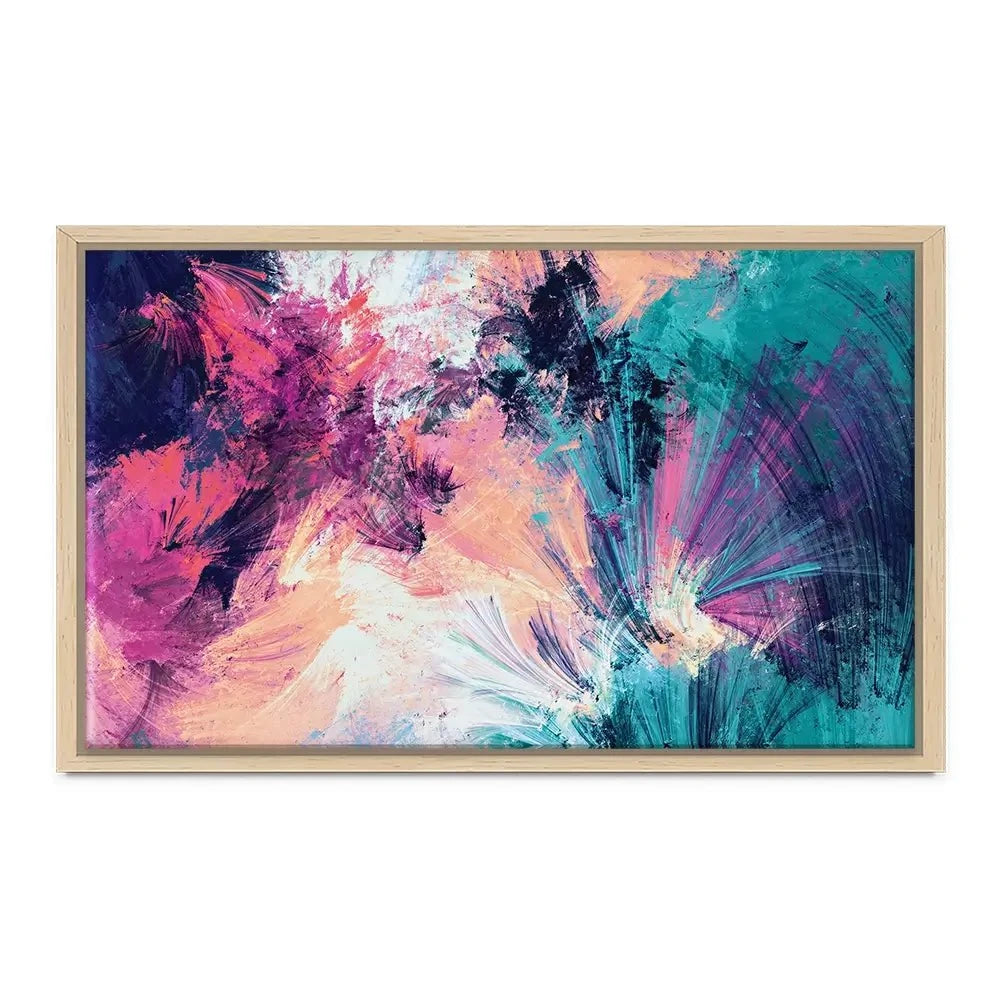 Multicoloured Abstract Canvas Print Multicoloured Abstract Canvas Print wall art product Excellent backgrounds / Shutterstock