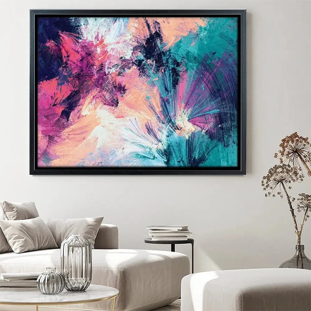 Multicoloured Abstract Canvas Print Multicoloured Abstract Canvas Print wall art product Excellent backgrounds / Shutterstock