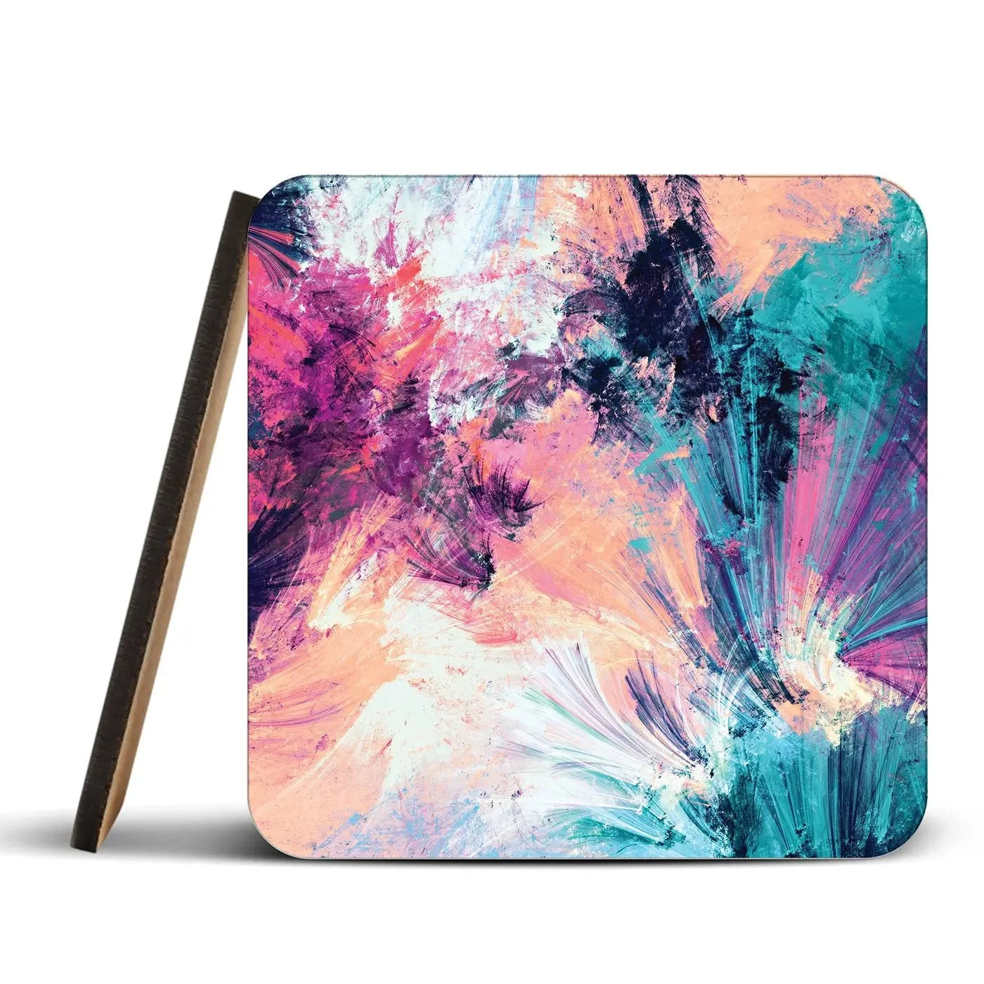 Multicoloured Abstract Coaster Set Multicoloured Abstract Coaster Set wall art product Excellent backgrounds / Shutterstock