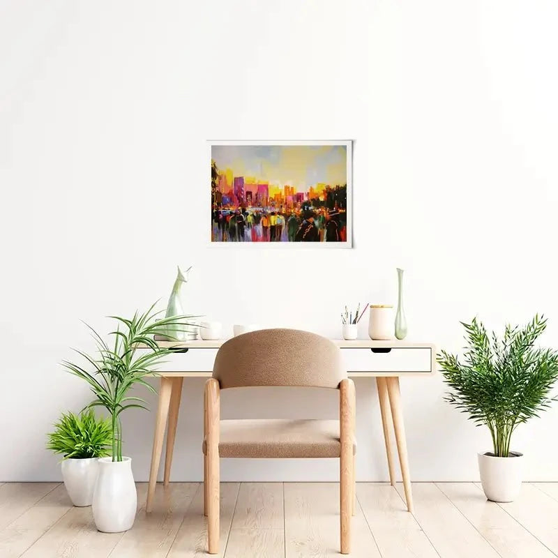 Multicoloured New York Art Print Multicoloured New York Art Print wall art product Maria Moretti