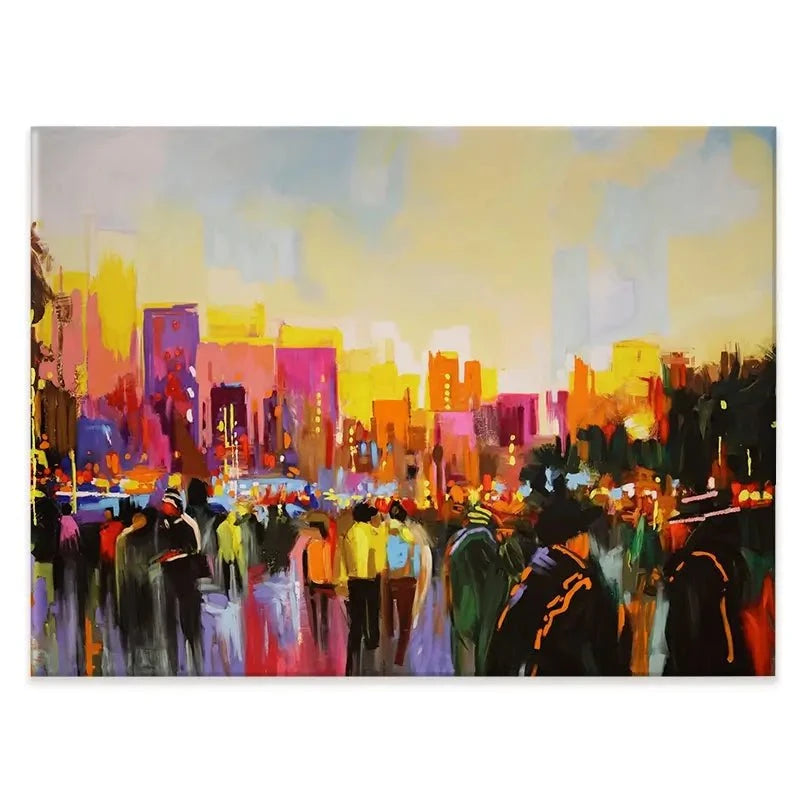 Multicoloured New York Canvas Print Multicoloured New York Canvas Print wall art product Maria Moretti