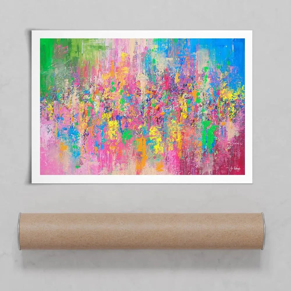 Multicoloured Spectrum Of Dreams Art Print Multicoloured Spectrum Of Dreams Art Print wall art product Jo Gough