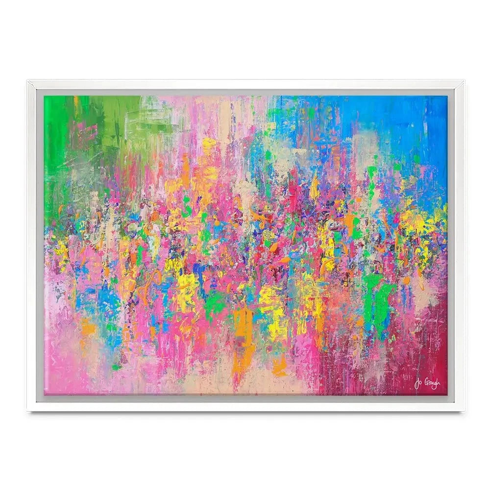 Multicoloured Spectrum Of Dreams Canvas Print Multicoloured Spectrum Of Dreams Canvas Print wall art product Jo Gough