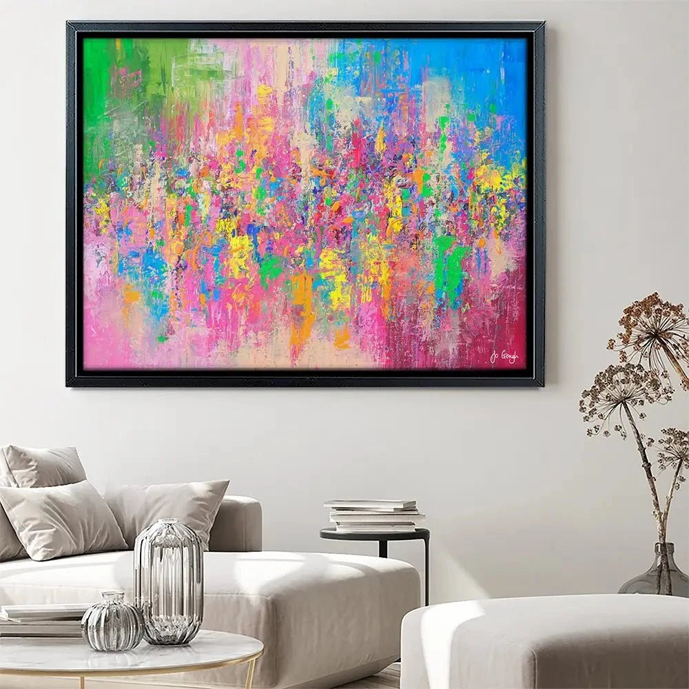 Multicoloured Spectrum Of Dreams Canvas Print Multicoloured Spectrum Of Dreams Canvas Print wall art product Jo Gough