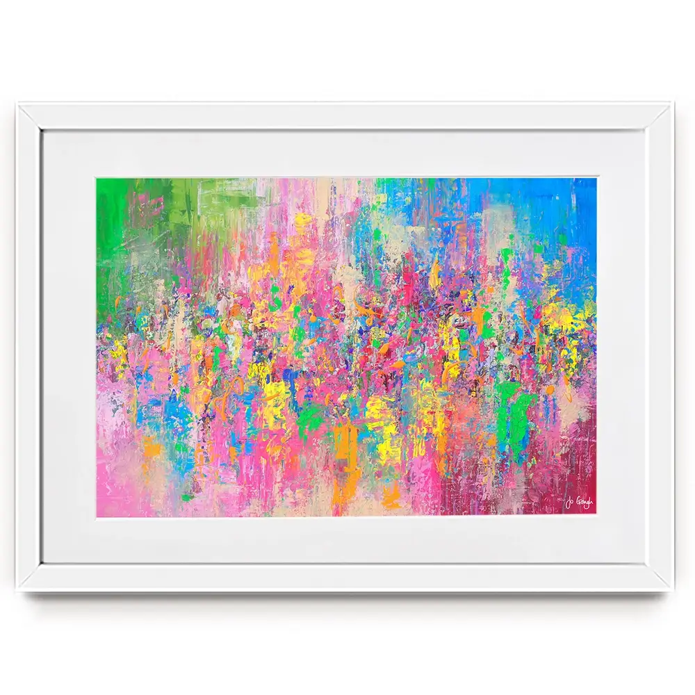 Multicoloured Spectrum Of Dreams Framed Art Print Multicoloured Spectrum Of Dreams Framed Art Print wall art product Jo Gough