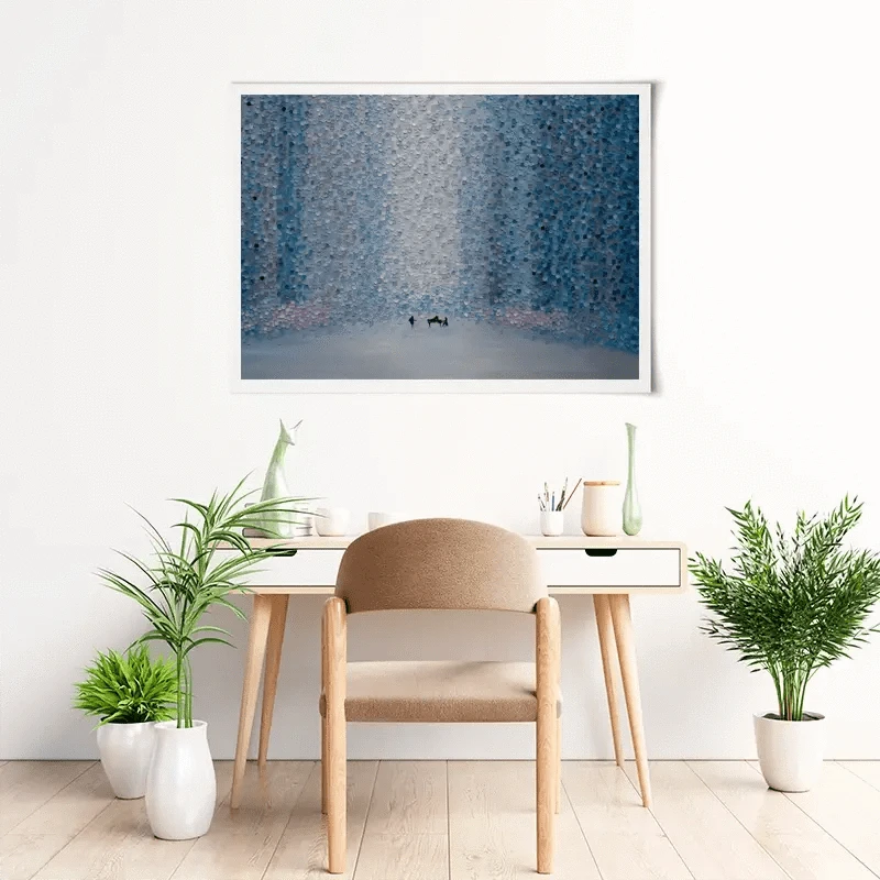Music And Rain Art Print Music And Rain Art Print wall art product Ekaterina Ermilkina