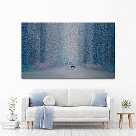 Music And Rain Canvas Print Music And Rain Canvas Print wall art product Ekaterina Ermilkina