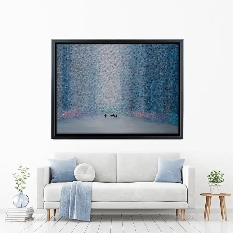 Music And Rain Canvas Print Music And Rain Canvas Print wall art product Ekaterina Ermilkina