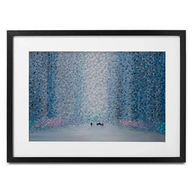 Music And Rain Framed Art Print Music And Rain Framed Art Print wall art product Ekaterina Ermilkina