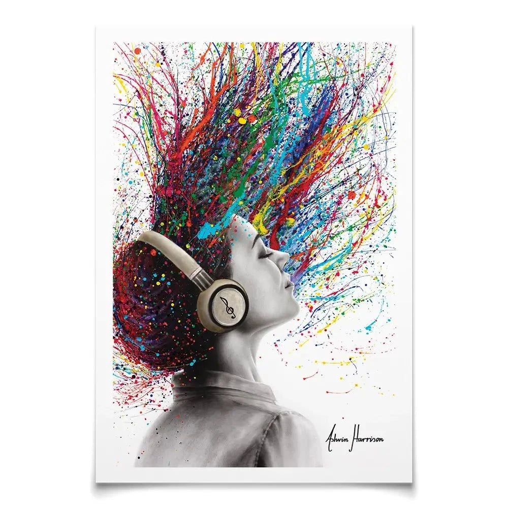 Music Me Art Print Music Me Art Print wall art product Ashvin Harrison