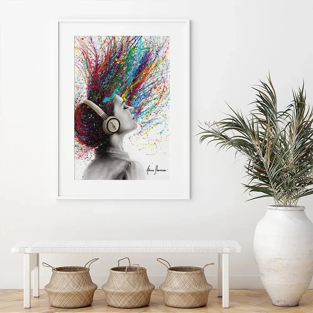 Music Me Framed Art Print Music Me Framed Art Print wall art product Ashvin Harrison