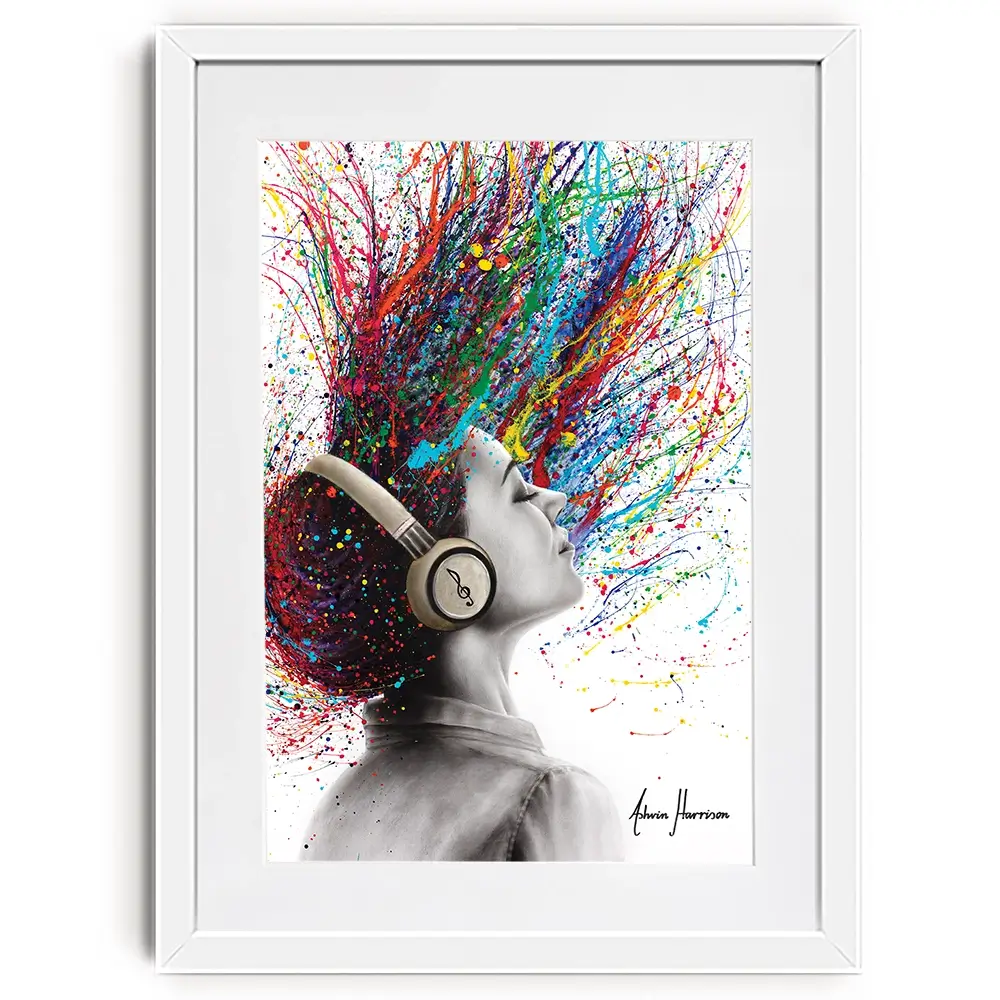 Music Me Framed Art Print Music Me Framed Art Print wall art product Ashvin Harrison