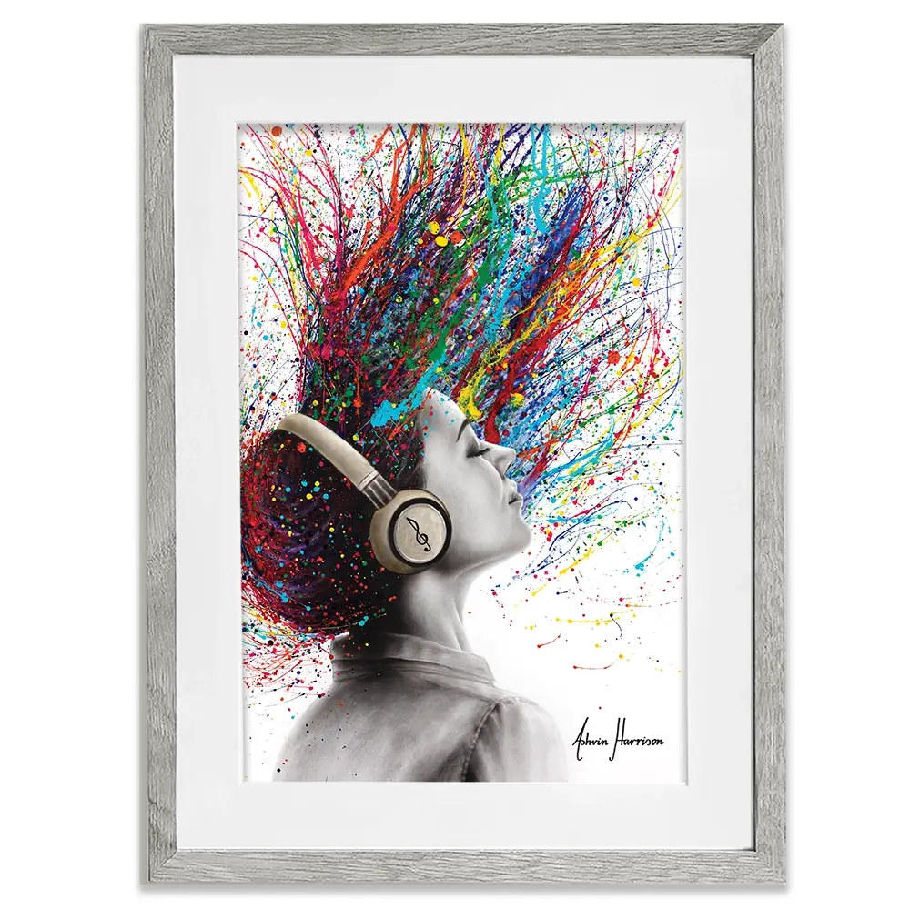 Music Me Framed Art Print Music Me Framed Art Print wall art product Ashvin Harrison