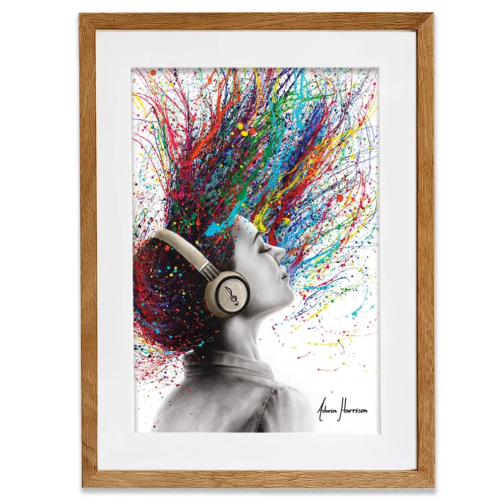 Music Me Framed Art Print Music Me Framed Art Print wall art product Ashvin Harrison