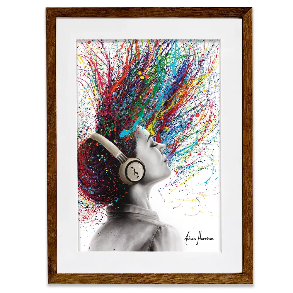 Music Me Framed Art Print Music Me Framed Art Print wall art product Ashvin Harrison