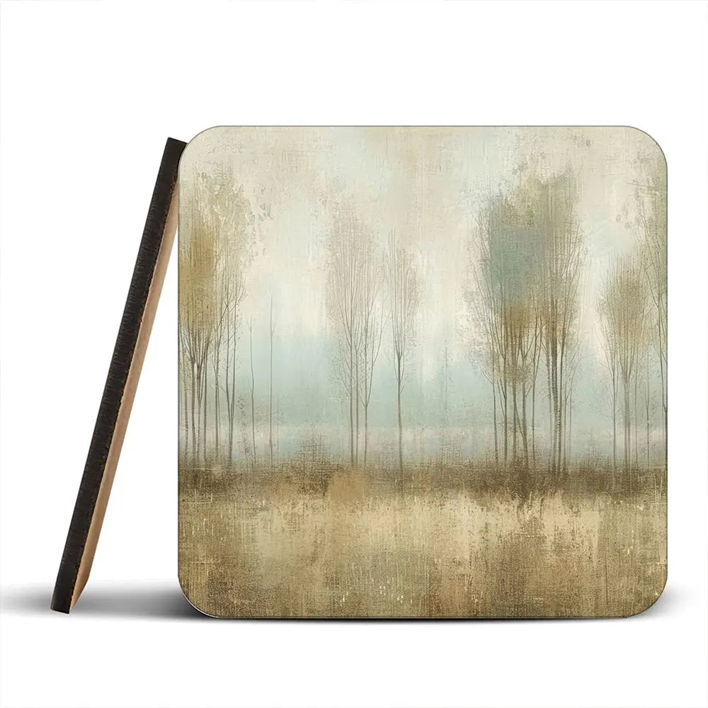 Muted Forest Coaster Set Muted Forest Coaster Set wall art product Art Print Shop