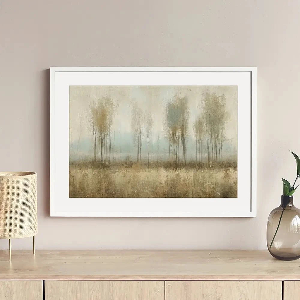 Muted Forest Framed Art Print Muted Forest Framed Art Print wall art product Creative Studio - Independent