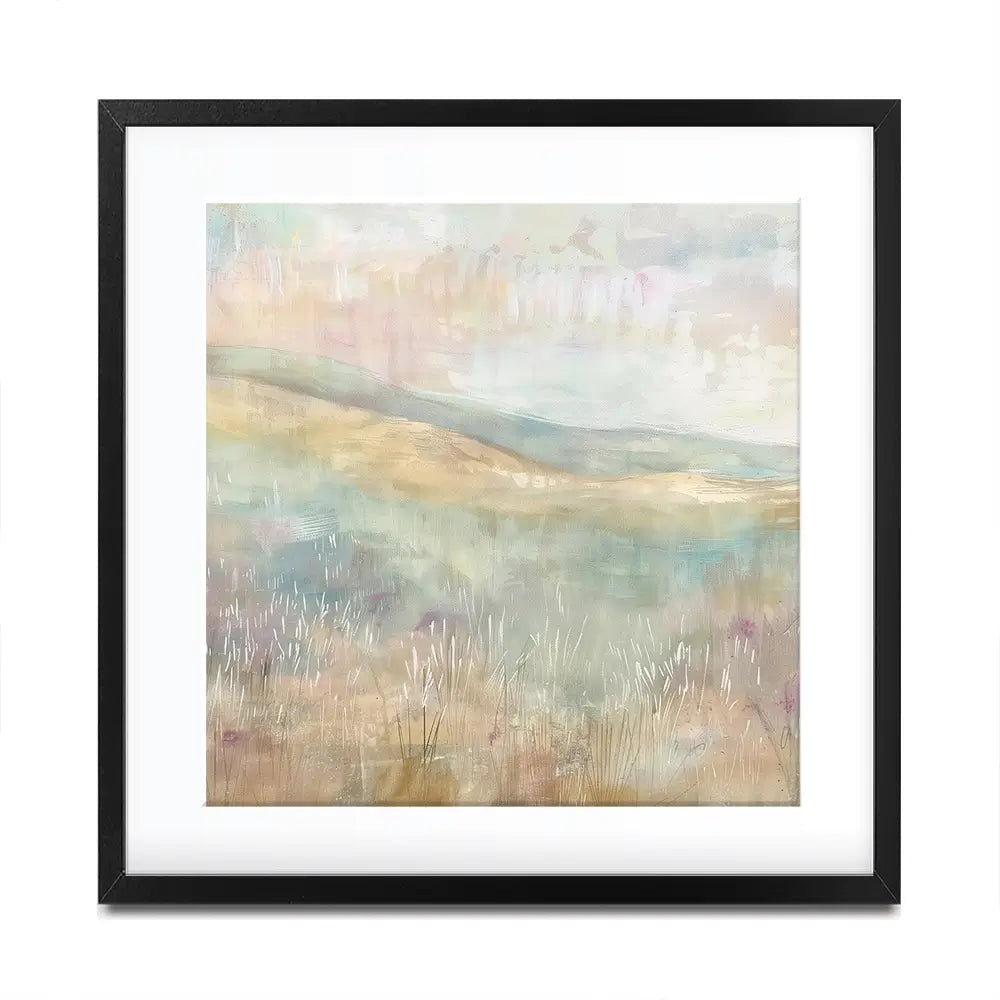 Muted Spring Landscape 1 Square Framed Art Print Muted Spring Landscape 1 Square Framed Art Print wall art product Art Print Shop