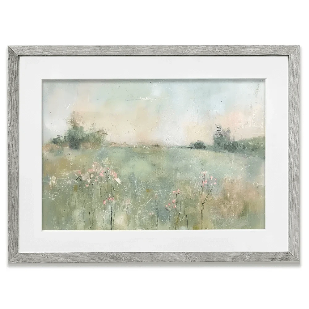 Muted Spring Landscape 2 Framed Art Print Muted Spring Landscape 2 Framed Art Print wall art product Paper House Prints - Independent