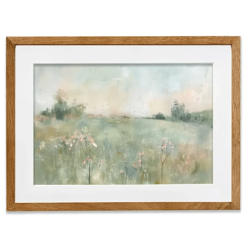 Muted Spring Landscape 2 Framed Art Print Muted Spring Landscape 2 Framed Art Print wall art product Paper House Prints - Independent