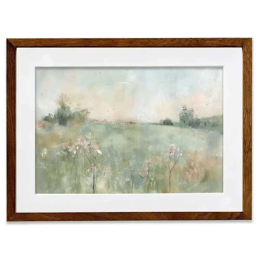 Muted Spring Landscape 2 Framed Art Print Muted Spring Landscape 2 Framed Art Print wall art product Paper House Prints - Independent