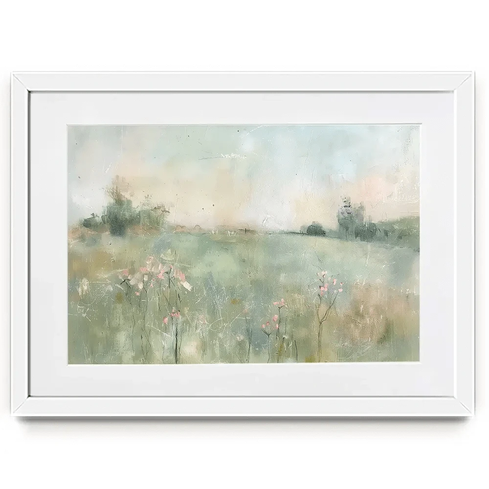 Muted Spring Landscape 2 Framed Art Print Muted Spring Landscape 2 Framed Art Print wall art product Paper House Prints - Independent